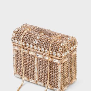 party wear clutch bk4126 gold