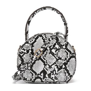 snake skin print crossbody 2050