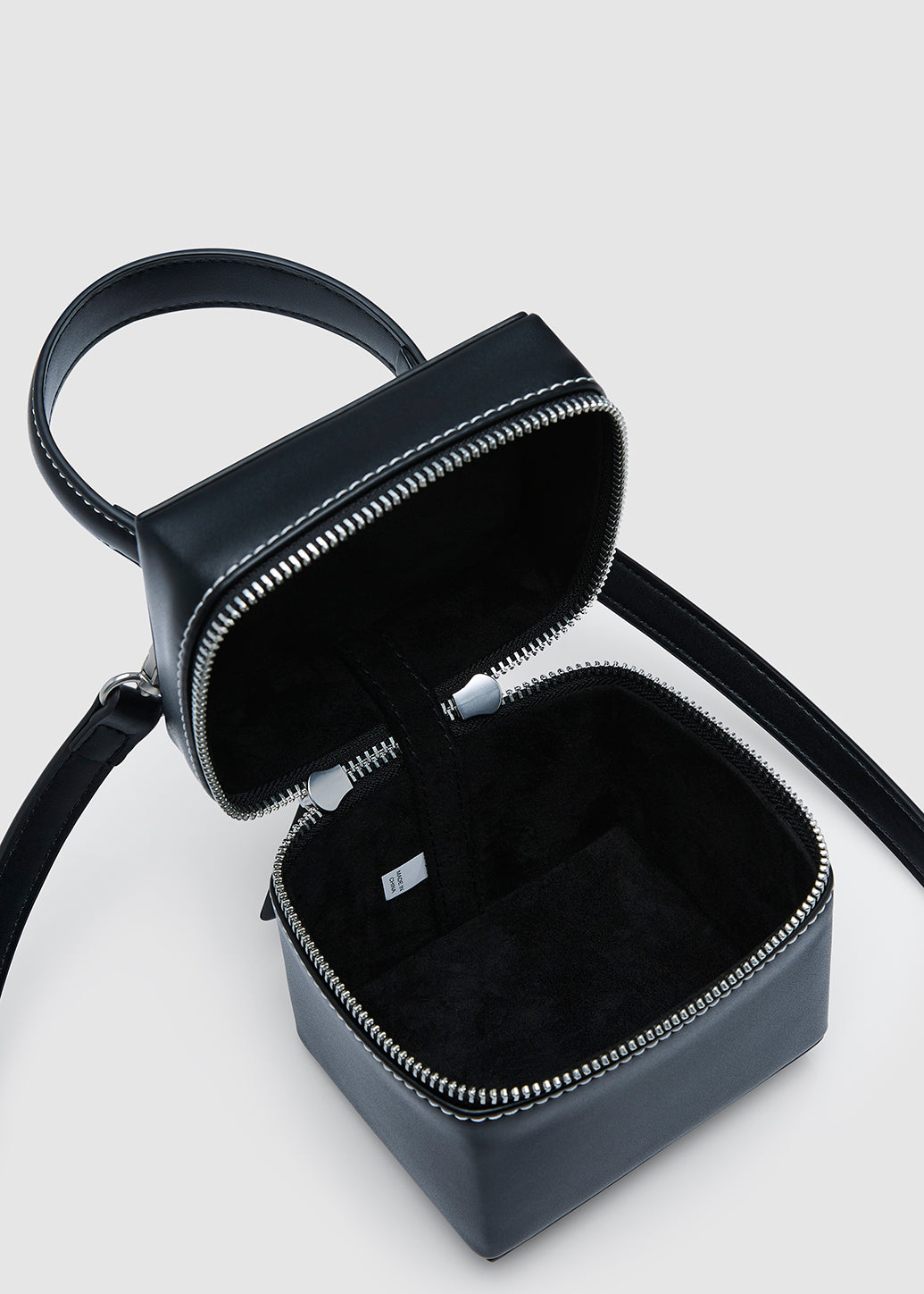 cube leather crossbody bag cube leather crossbody bag