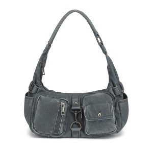 distressed washed e/w hobo 24796